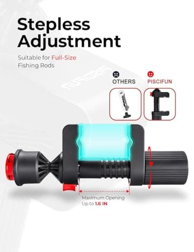 Piscifun Speed E Fishing Line Spooler, Fishing Reel Spooler Fits Rods, Line Winder for Spinning, Baitcaster and Spincast Reel