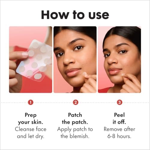 #1 Hydrocolloid Acne Patches, Shrinking Zits & Whiteheads in 1 Use, Spot Treatment, Pimple Stickers for Face Mighty Patch Hero Cosmetics Original Nighttime Acne Pimple Patches, 36 Ct B074PVTPBW