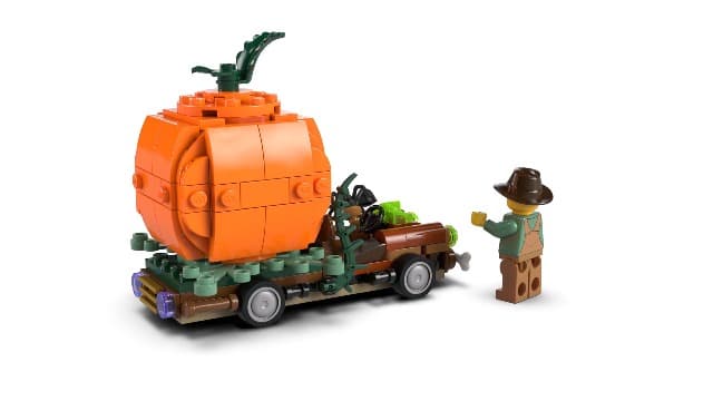 Building Toys for Boys & Girls, Ages 8+, Halloween Decor & Craft, 177 pieces, Gift for Kids LEGO Jack-O'-Lantern Pickup Truck 40822 B0FMPL53NT