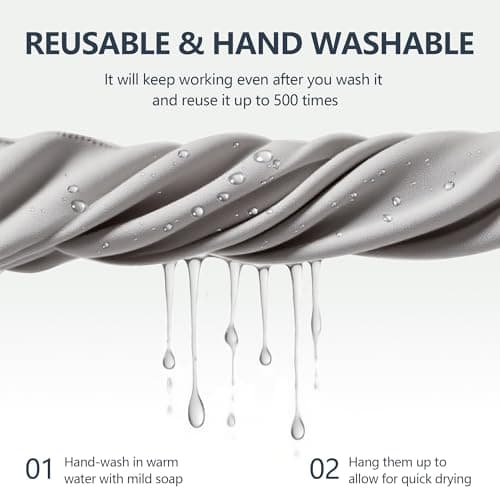 30 Pack Microfiber Cleaning Cloths for Glasses, Lens, Screens – Premium Eyeglass Cloth, 7"x6" Glass Cleaning Wipes, Black & Gray – for Camera, Phone, Laptop, TV & More Washable Reusable