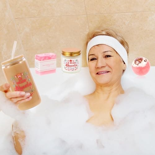 Kolewo4ever 12 Pieces Spanish Grandma Gifts Mothers Day Gifts Birthday Gift for Grandmom from Granddaughter Grandson,Best Grandma Gift for Gigi Grandmother