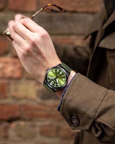 CIVO Analog Wrist Watches for Men: Waterproof Stainless Steel Mens Watches - Silver Watch with Easy Read Dial Men's Watch for Gift