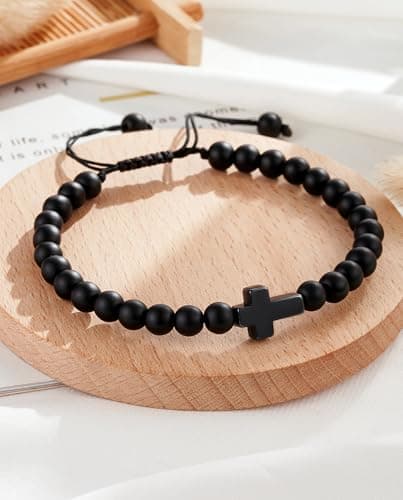 Gift for Easter, Christmas, Birthday, Valentines Day ... Tarsus Cross Bracelet for Men Teens, Fashion Jewelry Christian Gifts B0GG4FDP6Q