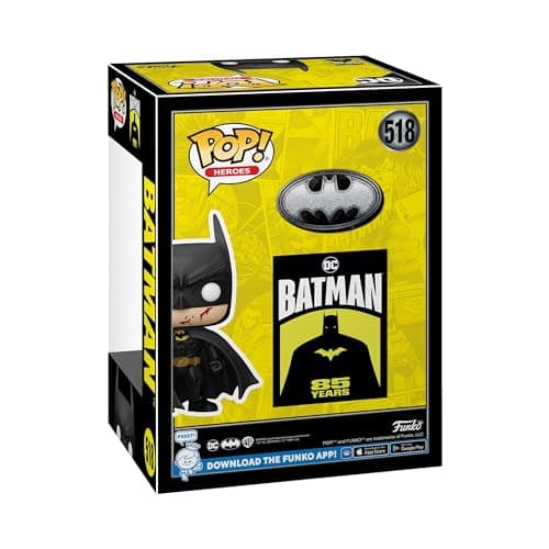 Funko POP! Movies: Batman's 85th Anniversary - Batman - Collectable Vinyl Figure - Gift Idea - Official Merchandise - for Kids & Adults - Movies Fans - Model Figure for Collectors and Display
