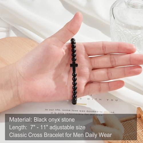 Gift for Easter, Christmas, Birthday, Valentines Day ... Tarsus Cross Bracelet for Men Teens, Fashion Jewelry Christian Gifts B0FNM7D3ZP