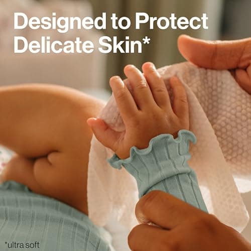 The Honest Company Hypoallergenic Multi-Use Baby Wipes for Sensitive Skin, Geo Mood, 288 Count