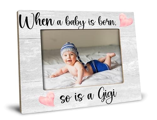First Time Grandma Gifts, New Grandmother Gifts First Time 2026, Baby Picture Frame, When a Baby is Born So is a Gigi, Photo Frame 8x10 B0FMRQDW9J