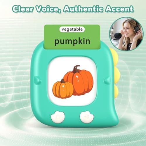 Kidzdo Talking Flashcards for Toddlers, 520 English Sight Words Educational Toy, Pocket Speech Therapy Toys, Autism Sensory Toys for Kids 1-6, Birthday Xmas Gifts for Boys