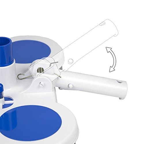 Poolmaster Deluxe Weighted Vinyl Liner Pool Vacuum Head With Air-Relief Valves, Safe Cleaning for Inground & Above-Ground Pools – Fits 1-1/4" & 1-1/2" Hoses