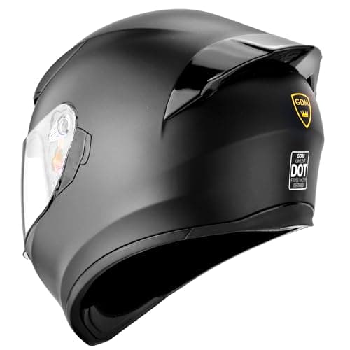 Bluetooth Motorcycle Helmet, Matte Black