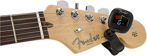 Fender FCT-2 Professional Multi-Instrument Clip-On Tuner for Guitar, Bass, Ukulele, and Violin