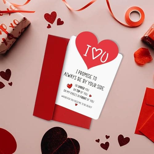 Valentines Day Card Gifts for Him Husband Boyfriend - Mens Valentine's Gifts, Funny Valentines Day Card - Anniversary Naughty Gift for Men - Valentine's Gift for Him, Husband