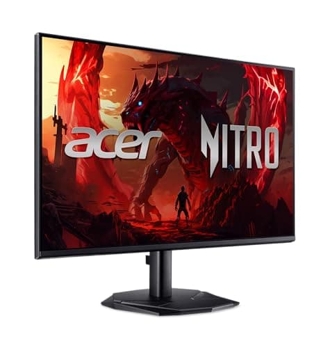 Acer Nitro 23.8” Gaming Monitor | Full HD 1920 x 1080 | IPS | ZeroFrame | AMD FreeSync | 144Hz Refresh Rate | 1ms (VRB) | sRGB 99% | 1 x Display Port 1.2 and 1 x HDMI 1.4 | KG241Y P6bip