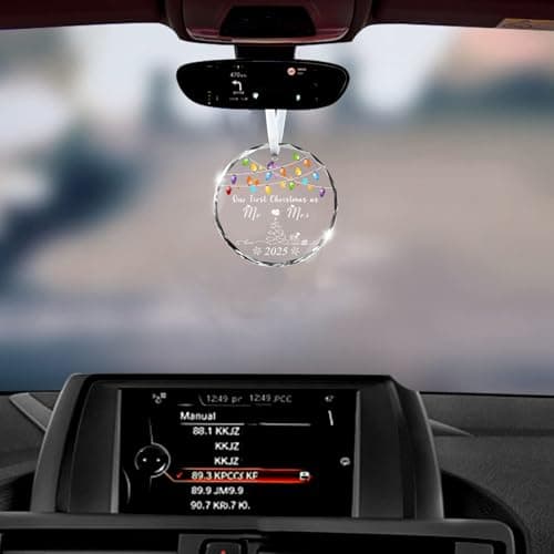 Christmas Ornaments 2025,Our First Christmas Married Ornaments Wedding Gifts for Couples 1st Xmas Married Ornament 2025 Mr and Mrs Bridal Shower Bachelorette Gifts for Bride to be Newlyweds Her Women