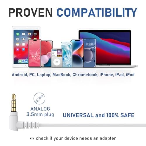 LUDOS ZENITH Wired Earbuds in-Ear Headphones, 2 Years Warranty, Earphones with Microphone, Corded for 3.5mm Jack Ear Buds for iPhone, Samsung, Computer, Laptop, Kids, School Students, Women, Small Ear