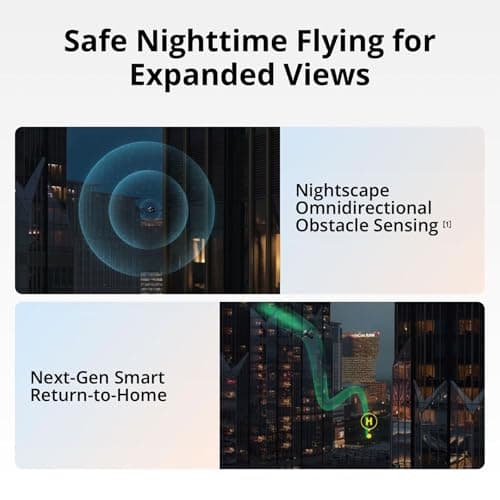 DJI Air 3S Fly More Combo (RC-N3), Drone with 1" CMOS Wide-Angle & Medium Tele Camera, 4K/60fps HDR Video, Nightscape Omnidirectional Obstacle Sensing & 3 Batteries for Extended Flight Time