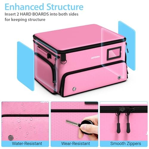 4-Layer Golf Trunk Organizer, Golfer Gifts for Women with Separate Ventilated Compartment for 2 Pairs Shoes, Waterproof Car Golf Locker Storage Bag for Golf Gear and Accessories,Pink