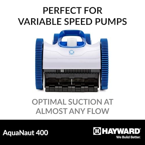 Hayward W3PHS41CST AquaNaut 400 Suction Pool Cleaner for In-Ground Pools up to 20 x 40 ft. (Automatic Pool Vacuum)