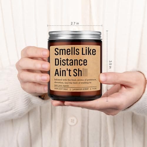Gifts for Long Distance Boyfriend, Girlfriend, Christmas, Birthday, Miss You, Long Distance Friendship Gifts for Best Friend GSPY Candle, Long Distance Relationship Gifts for Him, Her, BF, GF, Couples B0G48L3KMF