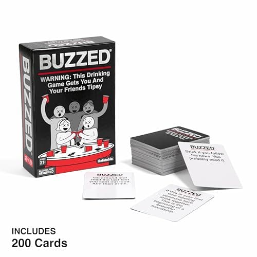 WHAT DO YOU MEME? Buzzed: Hilarious Party Game with 200 New Cards – The Ultimate Drinking Card Game for Adults, Perfect for Game Night, Adult Fun, Good Times, and Unforgettable Bachelor Party Laughs