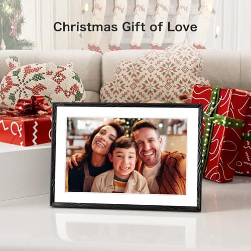 Digital Picture Frame, 10.1'' Frameo Digital Frame Wifi, 32GB Memory, 1280*800 HD Touch Screen Digital Photo Frame, Wall Mountable, Auto-Rotate, Share Instantly, Wedding, Birthday Gifts for Women, Mom