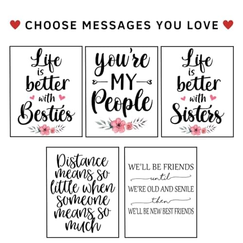 Gossby Gossby Personalized Best Friend Coffee Mug - Custom Gift for Female Best Friend with Design, Name - Christmas, Birthday, Friendship Besties Gift for Women - You're My People - 3 BFFs