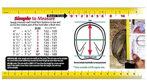 Cavallo Simple Hoof Boot for Horses, Size 3, Black