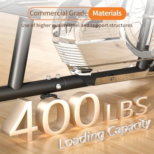 JEEKEE Recumbent Exercise Bike for Seniors,Stationary Bikes for Home, 400LB Capacity & 16 Levels Magnetic Resistance, Heart Rate Handle