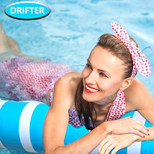 3 Pack Inflatable Pool Floats Adult Size Water Hammock,Pool Floaties Toys,4-in-1 Multi-Purpose Floats for Swimming Pool,Pool Rafts Lounge Chairs Floating,for Adults Vacation Fun and Rest