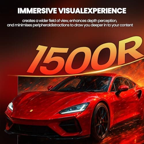 CRUA 32" Curved Gaming Monitor, 4k UHD(3840 * 2160P) VA Screen, 1500R, 144Hz/160Hz Computer Moniter, Supports AMD Freesync, 120% sRGB, Built-in Speakers, Wall Mountable Installs(HDMI 2.1/DP 1.4)-Black