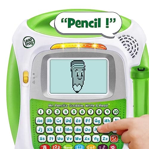 LeapFrog Mr Pencil's Scribble Write and Read, Green B0BRXPG99Q