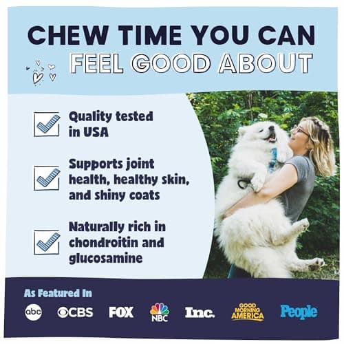 Pawstruck 2-in-1 Collagen Wrapped Jerky Natural Treats for Dogs - 5 Rings - Limited Ingredient Grain Free for Small, Medium, and Large Dogs