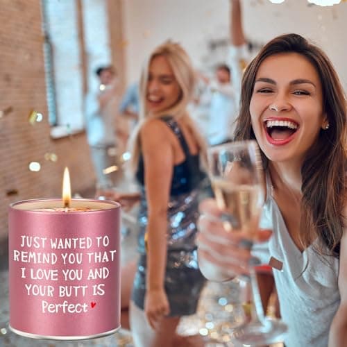 Valentines Galentines Day Gifts for Her Girlfriend Wife Women Friend Sisters Romantic Naughty Christmas Valentines Mothers Day Anniversary Friendship Birthday Funny ldeas Scented Candle