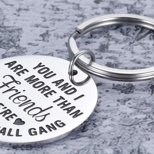 Funny Best Friends Christmas Gifts Ideas for Women Friendship Keychain Gift for BFF Best Friend Birthday Valentines Gifts for Women Men Coworker Teenage Girls Boys Sisters Brother Her Key Ring Sister