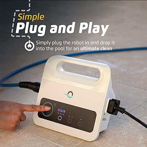 Dolphin Nautilus CC Automatic Robotic Pool Vacuum Cleaner, Wall Climbing Scrubber Brush, Top Load Filter Access, Ideal for Above/In-Ground Pools up to 33 FT in Length