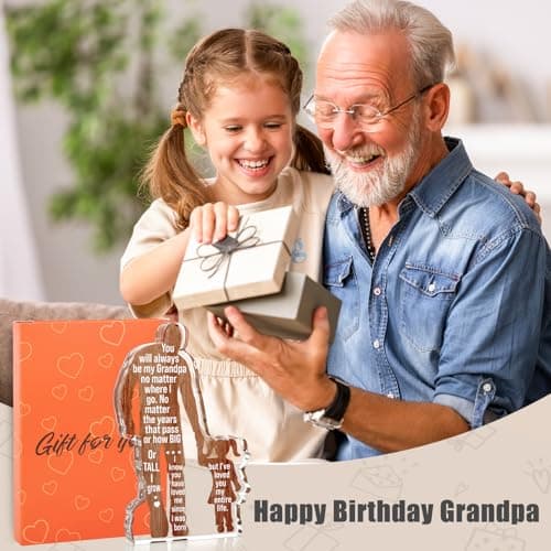 Christmas Best Grandpa Ever Gifts to My Great Grandpa Father's Day Grandparents Gifts Granddad Papa Plaque Sign Grandpa Gifts from Granddaughter Grandpa Birthday Fathers Day Idea Gifts B0DZ6WD7QJ