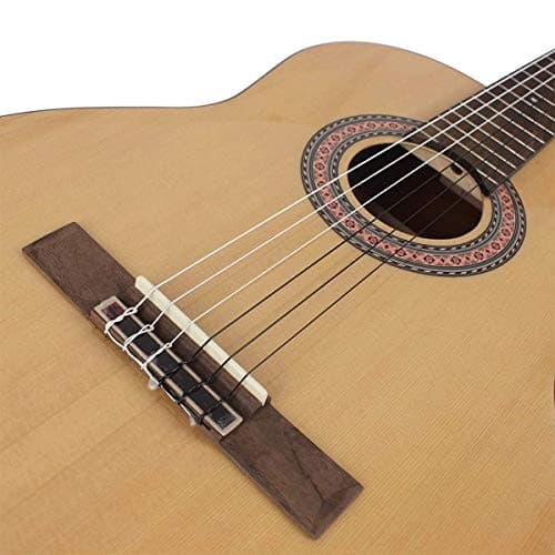 Classical Guitar Strings Nylon Black 3 Full Sets with Tuner, 3 in 1 Restringing Tool, Capo, Cleaning Cloth