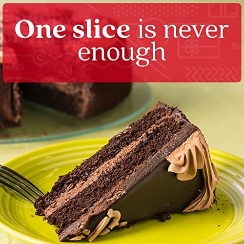 David’s Cookies Chocolate Fudge Cake 10” - Birthday Cake For Delivery Fresh Bakery Dessert - Quality Cakes for Delivery - Great Birthday Gift Idea