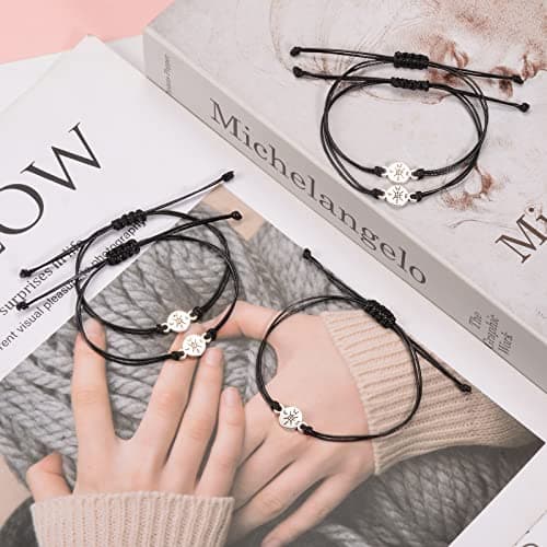 Best Friend Bracelet Fans Coachs Teams Gifts for Teen Boys Girls 5PCS Inspirational Bracelet for Women Friendship Bracelets Bulk B09YKTQK45