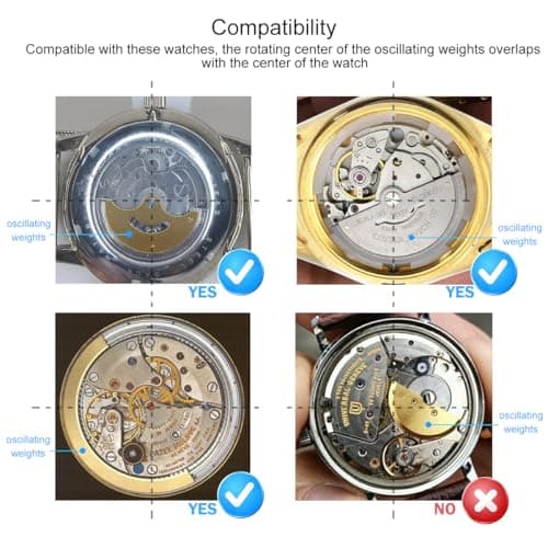 FEICHONGHO Watch Winder for Automatic Watches,Timer Shutdown Function,Support Single and Double Watch Spinner,Self Winding Turner,Rotating Device