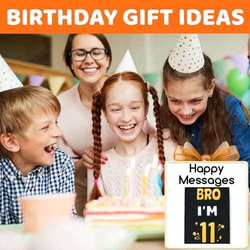 HAPPYPOP Birthday Gifts Ideas for Boys - Socks for Kids Girls Age 5-12 with Greeting Card