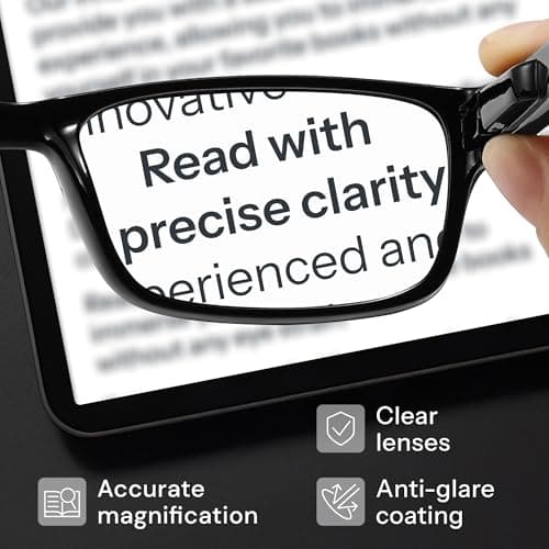 Gaoye 1.5 Professional Reading Glasses for All Day - Computer Readers with Blue Light Protection - Value Pack