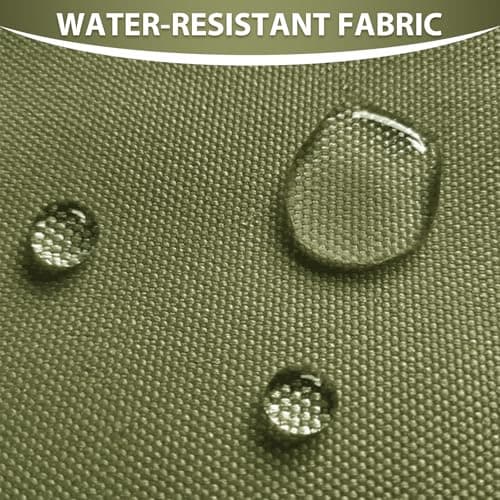 Waterproof Canvas Fabric by The Yard, UV Resistant 600D Outdoor Upholstery Material 58inch Cordura Fabric Water Resistant Fabric for Sewing Chair Patio Cushion Bag Interior, 1 Yard Olive Green