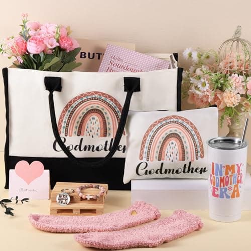 Godmother Proposal Gift Set, Will You Be My Godmother Gifts, God Mother Gifts Ideas Include Insulated Tumblers Mothers Day Christmas Birthday Baptism Present for Women Mom