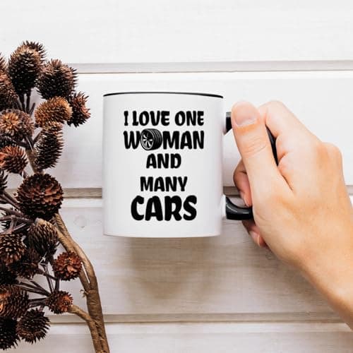 Funny Gifts for Car Lover, Car Guy Coffee Mug, Valentine's Day Birthday Christmas Mug Gifts for Mechanic Husband Boyfriend Him, Gearhead Tea Cup 11 OZ B0DF7NW26D