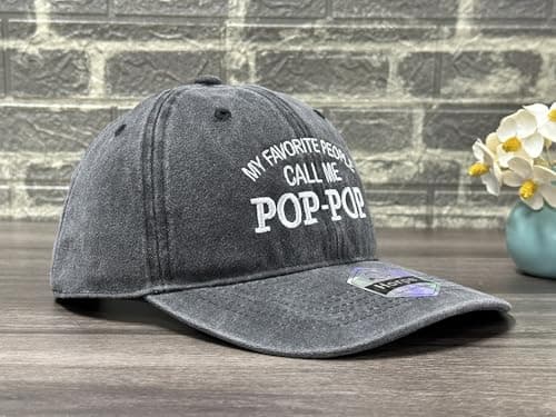 Premium Embroidery Design, Adjustable Metal Buckle Closure, Simple Lifestyle Wear Dad Hat for Father Embroidered Adjustable Baseball Cap for Men Women B0GWPLMQX1