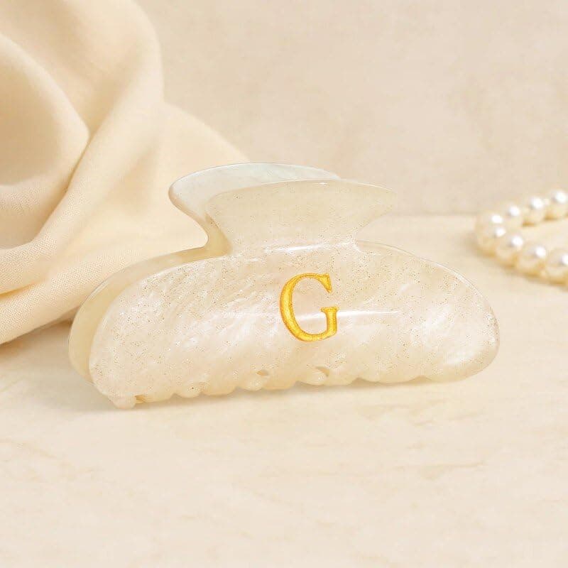 Christmas Gifts for Grandkids Teens - Initial Cute Hair Clips, Hair Claw Clips, Fashion Glitter Claw Clips Durable Hair Clips, Birthday Christmas Gifts for Women Teens Grandkids - Letter A