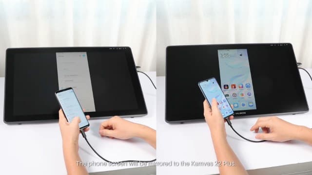 HUION KAMVAS 22 Drawing Tablet with Screen 120% sRGB PW517 Battery-Free Stylus Adjustable Stand, 21.5inch Pen Display for Windows PC, Mac, Android