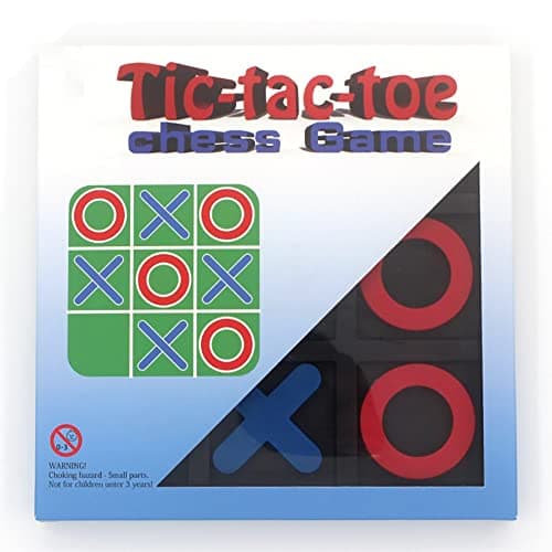 Tic Tac Toe Board Game,Tic Tac Toe Family Game, Classic Board Game, Classical Family Board Game,Children's Tic Tac Toe Game, Plastic tic tac Toe Game, Board Size 15 X 15 cm