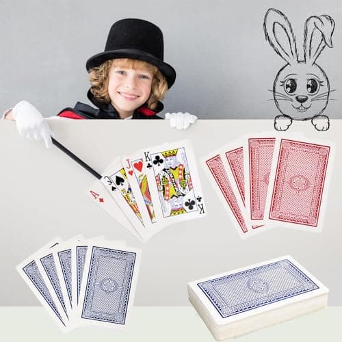 The Dreidel Company Playing Cards, 24 Decks of Cards Bulk 2.25 Inch x 3.5 Inch for Blackjack, Euchre, Canasta Card Game